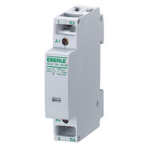 Installation contactor, low hum, AC 230V, 2NC, 20 A, dimensions: 17.5x85x58mm image 2