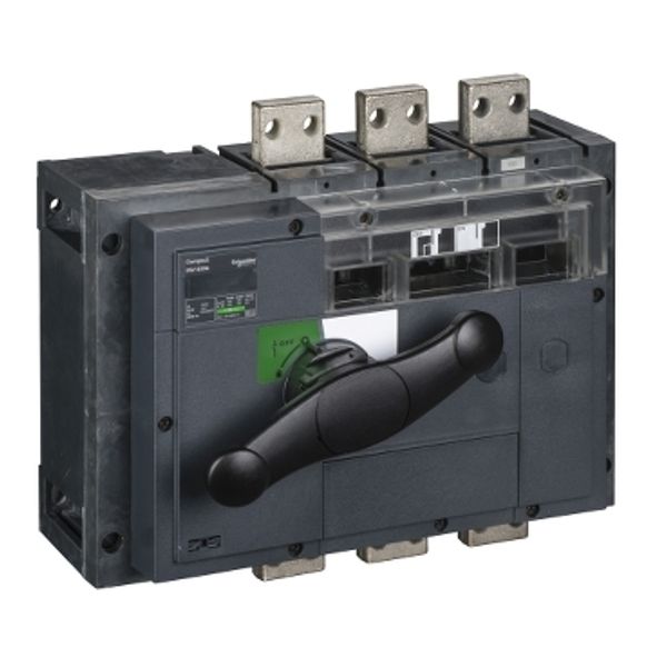 switch disconnector, Compact INV630b, visible break, 630 A, standard version with black rotary handle, 3 poles image 2