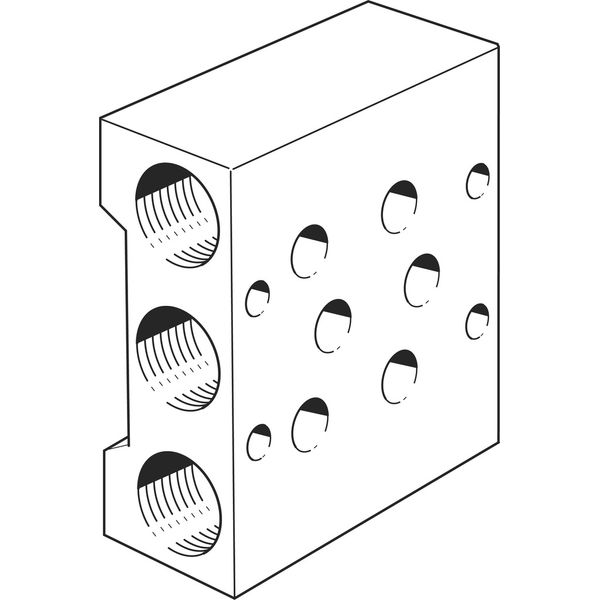 PRS-1/8-2-B Connection block image 1