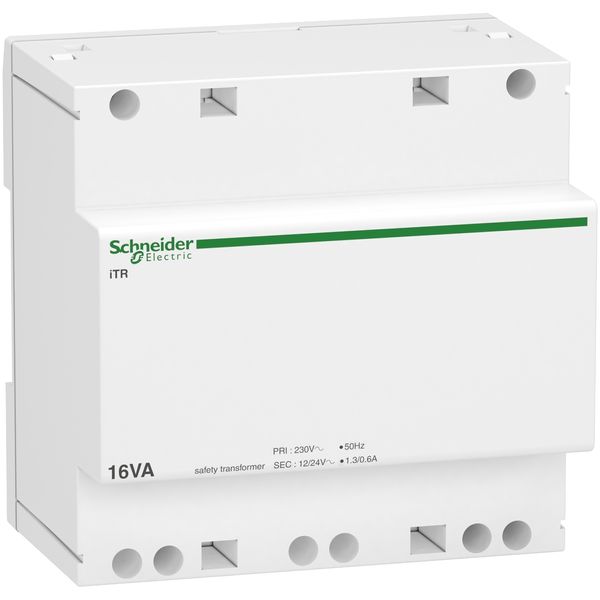 modular safety transfomer iTR - 230 V 50..60 Hz - output 12..24 V - 16 VA image 4