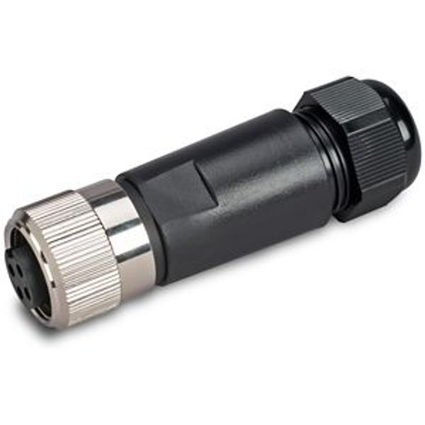 MB-Power plug-in connection for round cables SWD4-LR4P, plug 7/8z, IP67 image 1