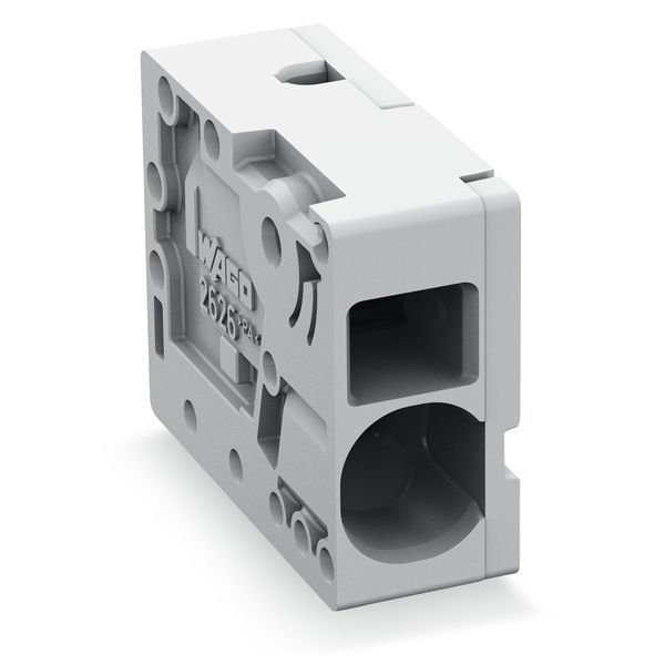 PCB terminal block 6 mm² Pin spacing 7.5 mm gray image 1