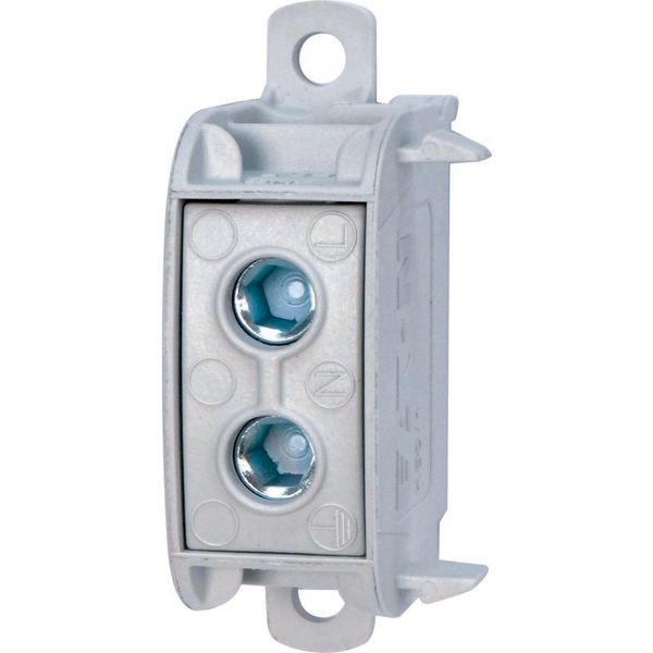 Block terminal / terminal, 2.5-50mm², 1p, 150A, snap-fit, screwable, dome attachment image 6