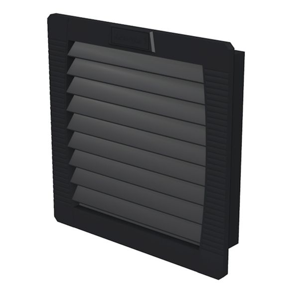 Exhaust filter (cabinet), IP55, black, EMC version: EN 61000-3-2,-3, E image 1