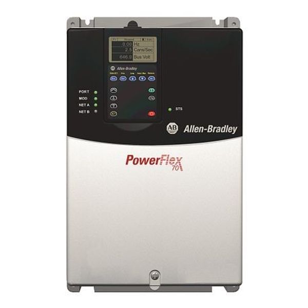 Allen-Bradley, 20AD027A0AYNANC0, PowerFlex70 AC Drive, 480 VAC, 3 PH, 27 Amps, 20 HP Normal Duty, 15 HP Heavy Duty,Panel Mount - IP20 / NEMA Type 1 image 1