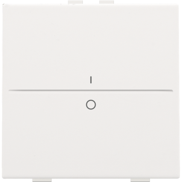 Single key with 'I' and '0' symbols for wireless switch or push button image 1