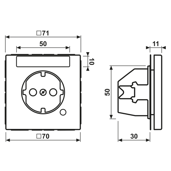 SCHUKO socket LS1520INAKORT image 3