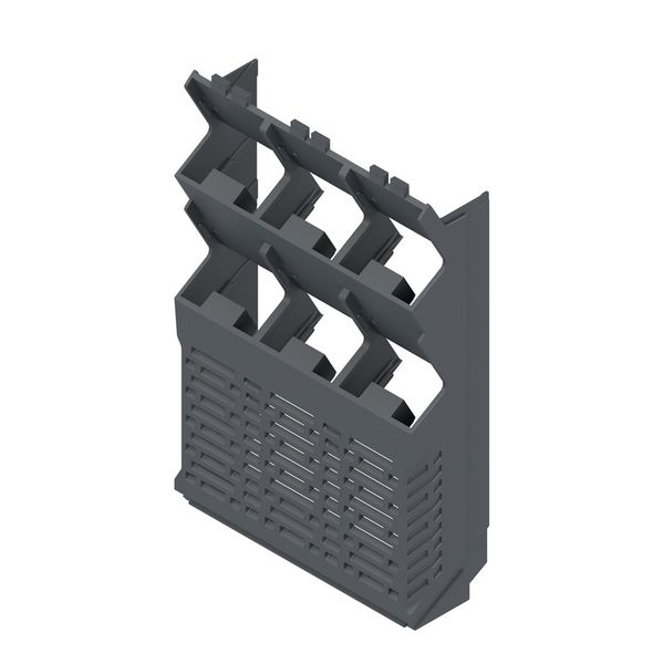 Side element, IP20 in installed state, Plastic, Graphite grey, Width:  image 1