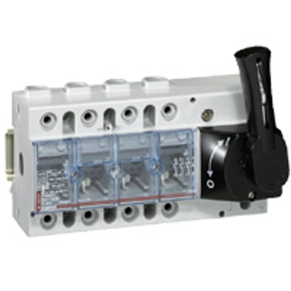 Isolating switch Vistop - 160 A - 4P - front handle, black - 9 modules image 1