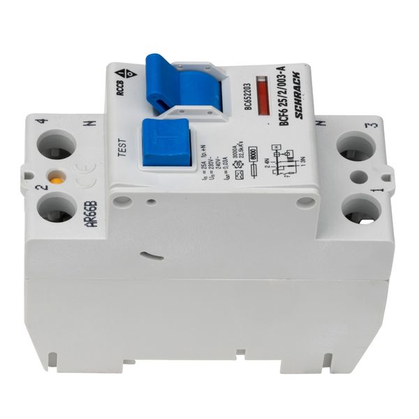 Residual current circuit breaker 25A, 2-p, 30mA,type A,6kA image 4