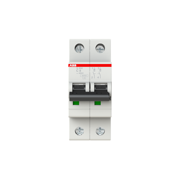 S202-C8 Miniature Circuit Breaker - 2P - C - 8 A image 6