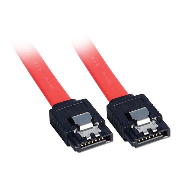 1m Internal SATA Cable 2x7 pin Latch Type image 1