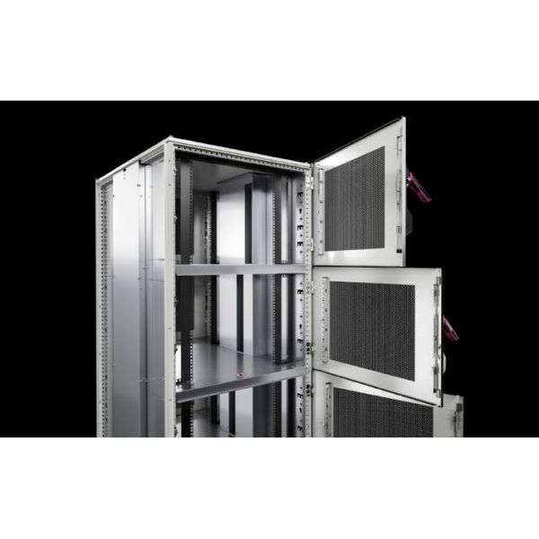 Compartment Rack VX IT divided into four, vented RAL7035 800x2200x1200 image 2