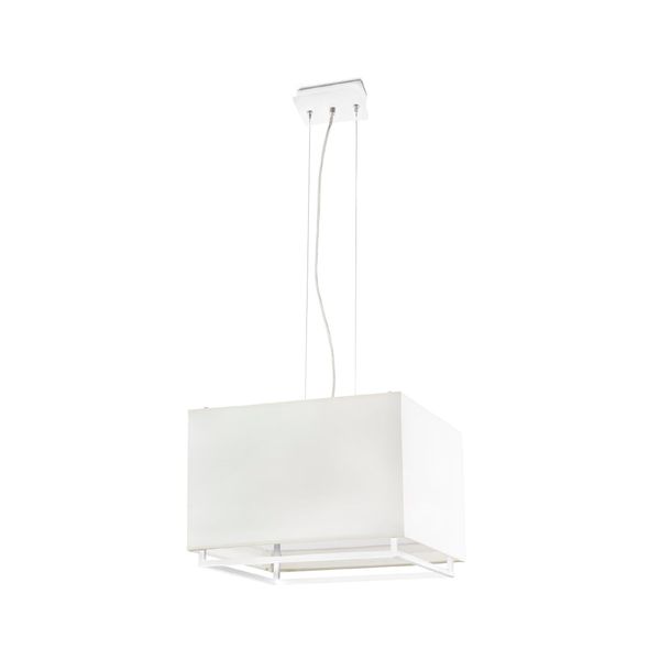 VESPER-2 WHITE PENDANT LAMP 3XE27 20W image 1