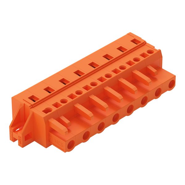 1-conductor female connector CAGE CLAMP® 2.5 mm² orange image 1