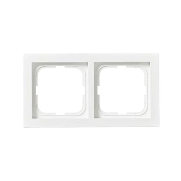 1722F85-884 Cover frame 2gang White - Impressivo image 1