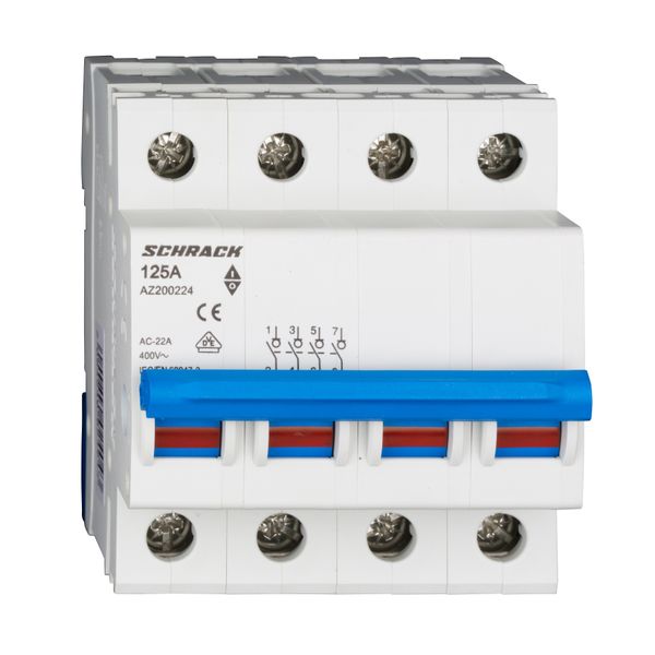 Main Load-Break Switch (Isolator) 125A, 4-pole image 2