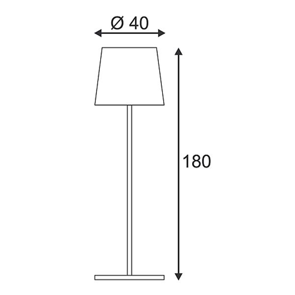 ADEGAN floor lamp, E27 ESL, max. 24W, IP54, anthracite image 2