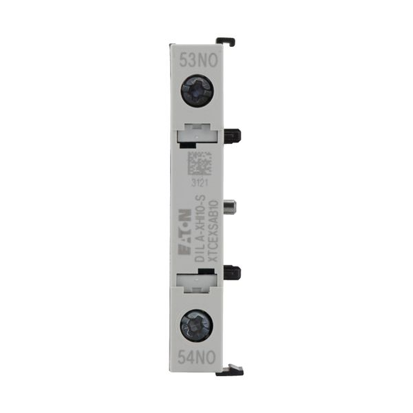 Auxiliary contact module, 1 pole, Ith= 16 A, 1 N/O, Side mounted, Screw terminals, DILA, DILM7 - DILM15 image 13