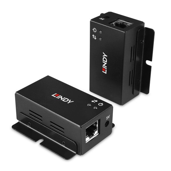 50m 2 Port USB 2.0 Cat.6 Extender 50m Extension for 2 USB devices with bi-directional PoC image 1