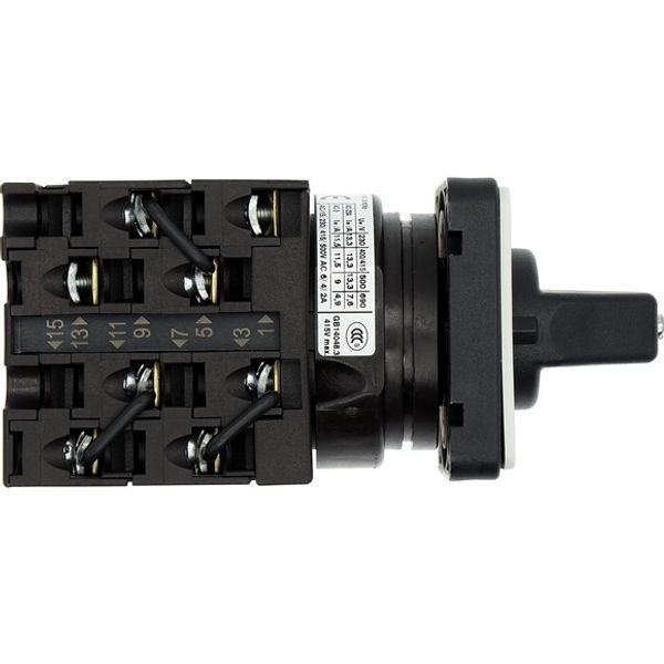 Multi-speed switches, T0, 20 A, flush mounting, 4 contact unit(s), Contacts: 8, 60 °, maintained, With 0 (Off) position, 1-0-2, Design number 8441 image 8