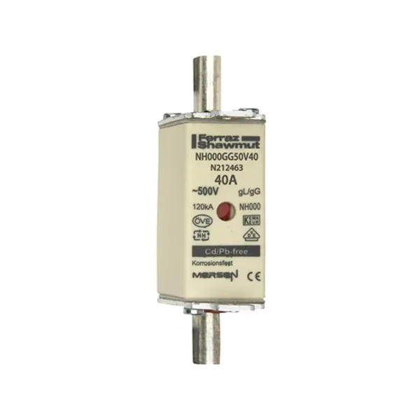 Fuse-link NH000 gG 500VAC 40A live tags Double indicator image 2