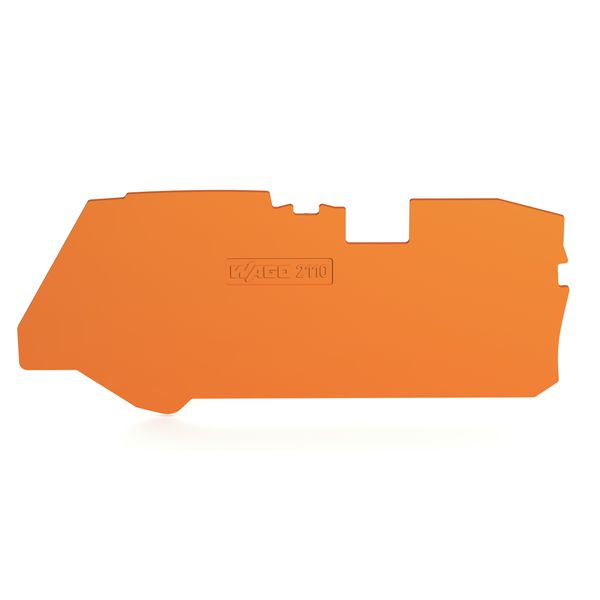 2110-1292 End and intermediate plate; 1 mm thick; orange image 1