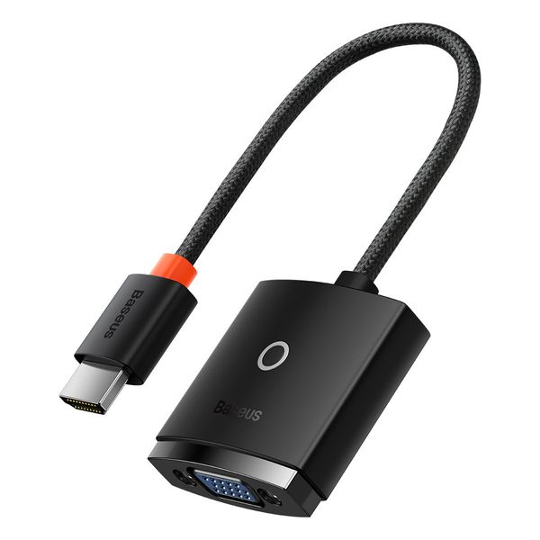 Converter HDMI - VGA (only video, without audio), black BASEUS image 1