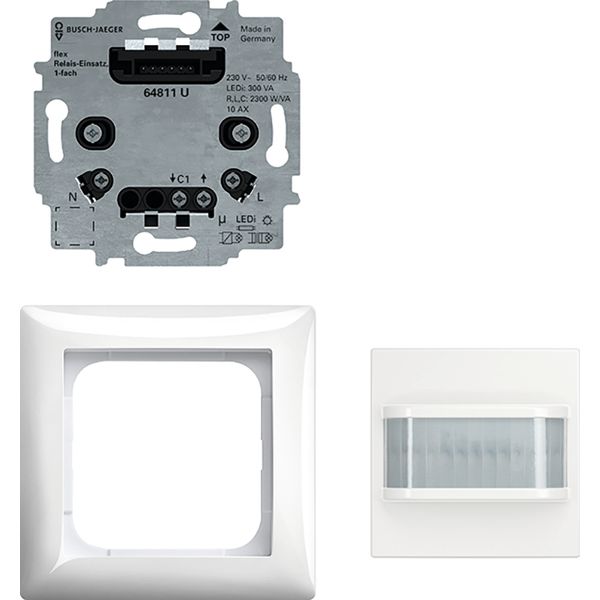 64761 UJ-914 CoverPlates (partly incl. Insert) Busch-balance® SI Alpine white image 1