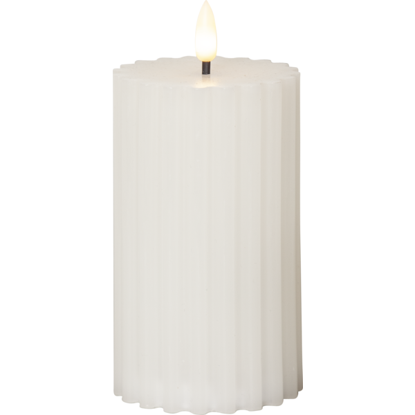 LED Pillar Candle Flamme Stripe image 1