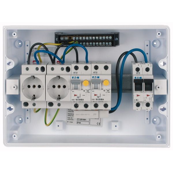 PV DBO 1-phase, 2x RCBO 1x HS 2x socket image 4