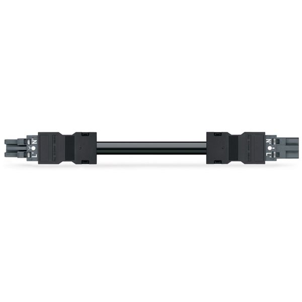 pre-assembled connecting cable Eca Plug/open-ended black image 1