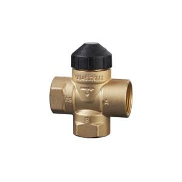 VXI46.20/2 - 3-port zone valve, internally threaded, PN16, DN20, kvs 3.5, kvs bypass 2.5 image 1