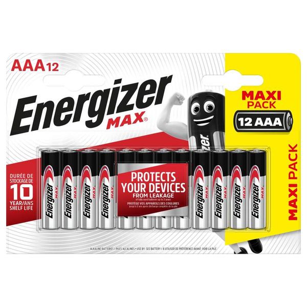 ENERGIZER Max LR03 AAA BL12 image 1