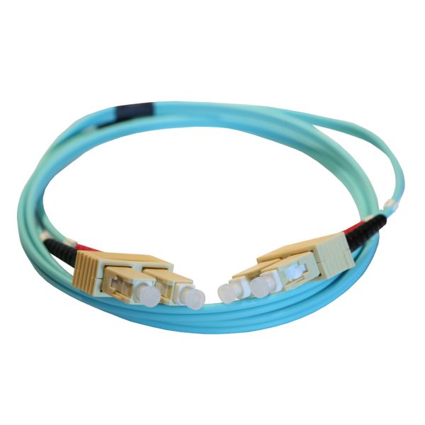 Patch cord fiber optic SC/SC (50/125µm) OM3 1m image 1