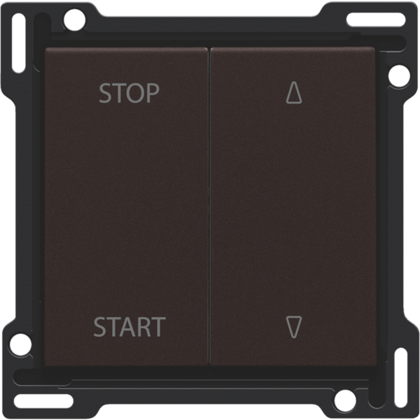 Finishing set for electrically separated roll-down shutter switch, dar image 2