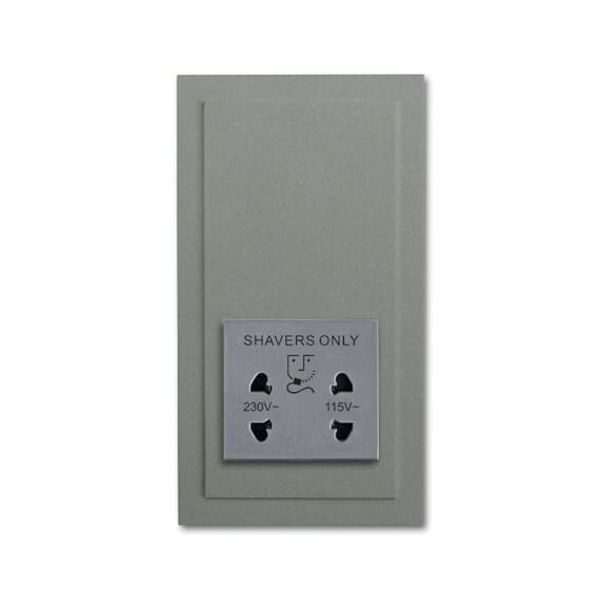2332 UJBS-803 Socket Outlets grey metallic - Busch-axcent image 1