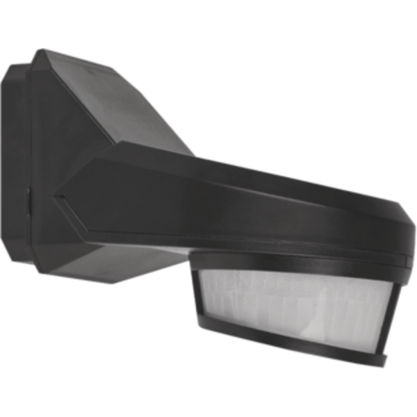 Motion detector, 230 V, 16 m, 300°, IP54, for surface mounting, black image 1