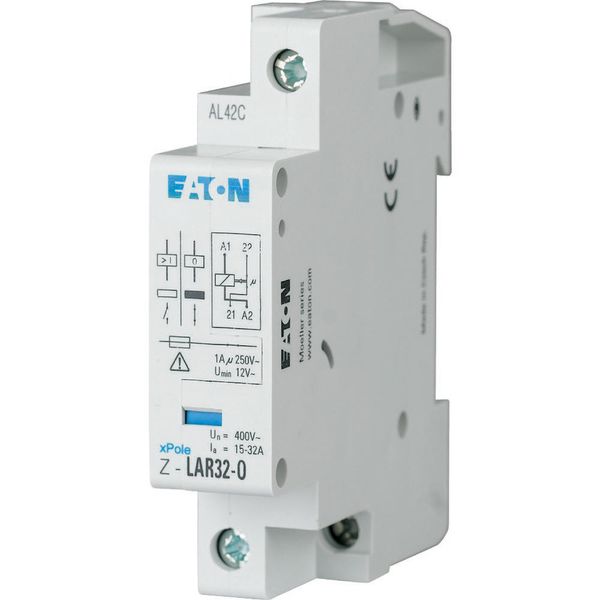 Release relay, 250VAC, 1 N/C, 15-32A, 1HP image 3