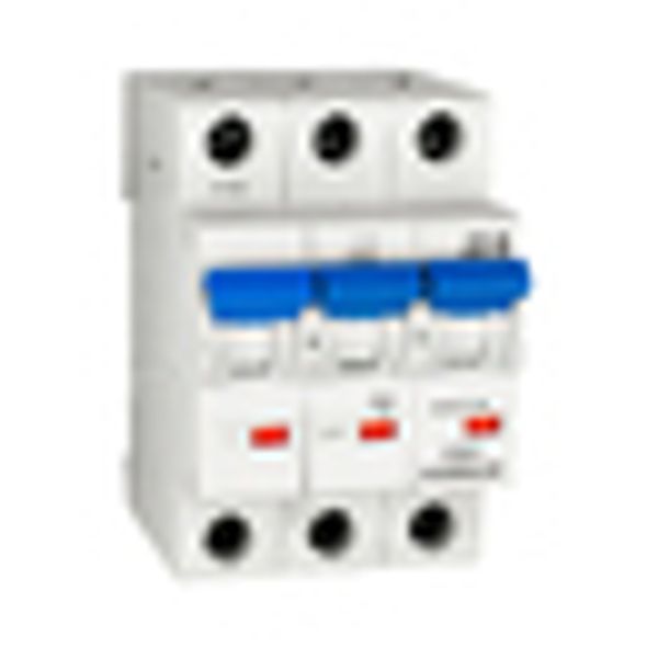 Miniature Circuit Breaker (MCB) C, 25A, 3-pole, 40ø C, 6KA image 2