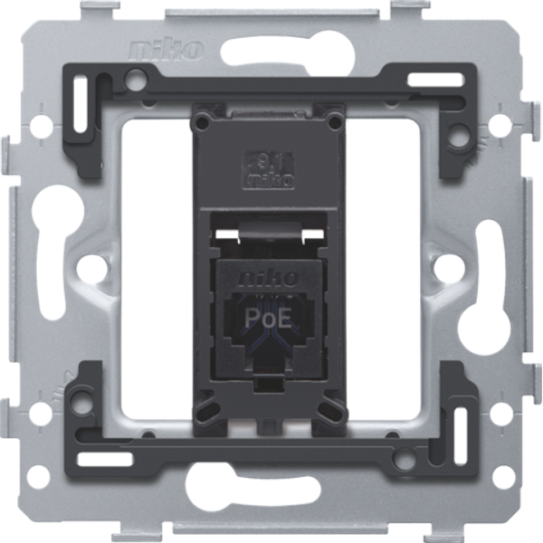 1 RJ45 connection UTP cat. 6A, PoE++ ready, flat model, incl. base 71 image 1