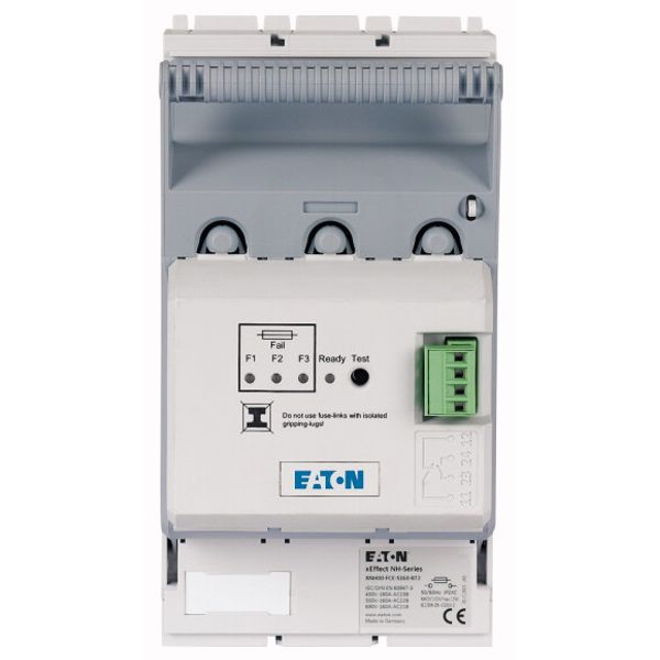 NH fuse-switch 3p with lowered box terminal BT2 1,5 - 95 mm², busbar 60 mm, electronic fuse monitoring, NH000 & NH00 image 2