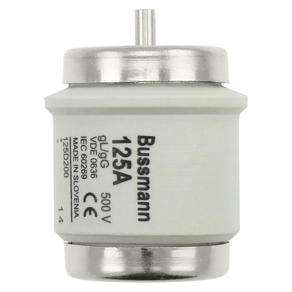 Fuse-link, low voltage, 125 A, AC 500 V, D5, 56 x 46 mm, gL/gG, DIN, IEC, time-delay image 8