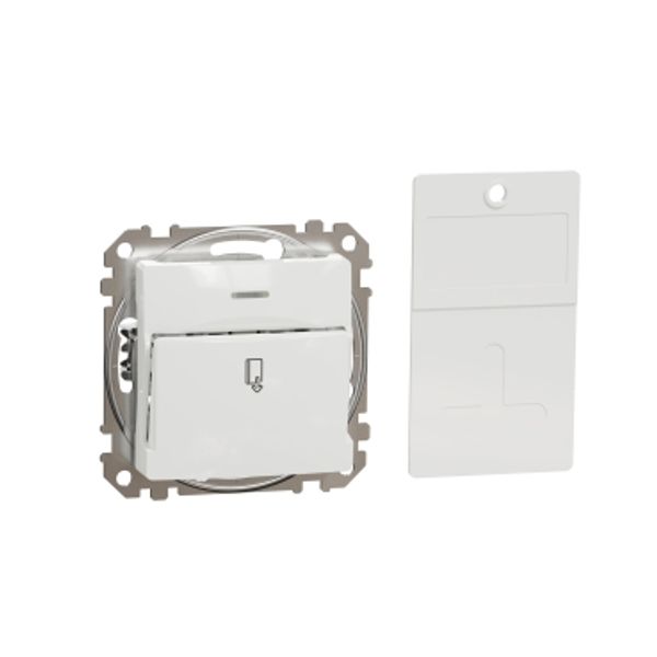 Sedna Design & Elements, Key card Switch 10AX, white image 3