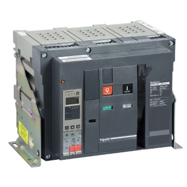 Circuit breaker frame, MasterPact NW08H1, 800A, 65kA/440VAC 50/60Hz (Icu), 3 poles, drawout, without control unit image 1