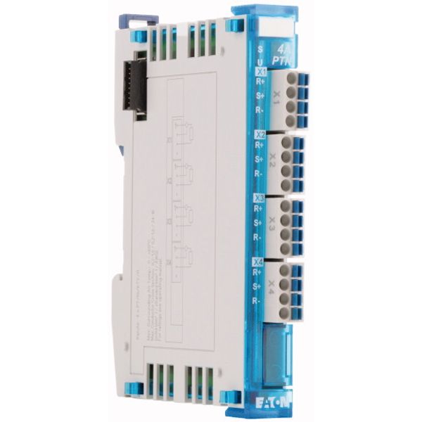 Analog input module, 4 analog inputs, Pt/Ni/KTY/R with 2-wire or 3-wire connection image 5