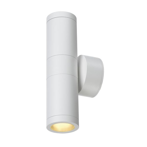 ASTINA OUT ESL wall lamp, GU10, max. 2x11W, IP44, white image 1