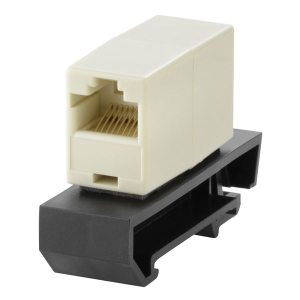 Feed-through plug-in connector RJ45, IP20, Connection 1: RJ45, Connect image 1