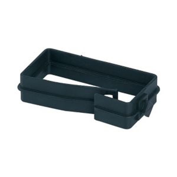 Cable routing shackle of plastic 75x35mm, black image 2