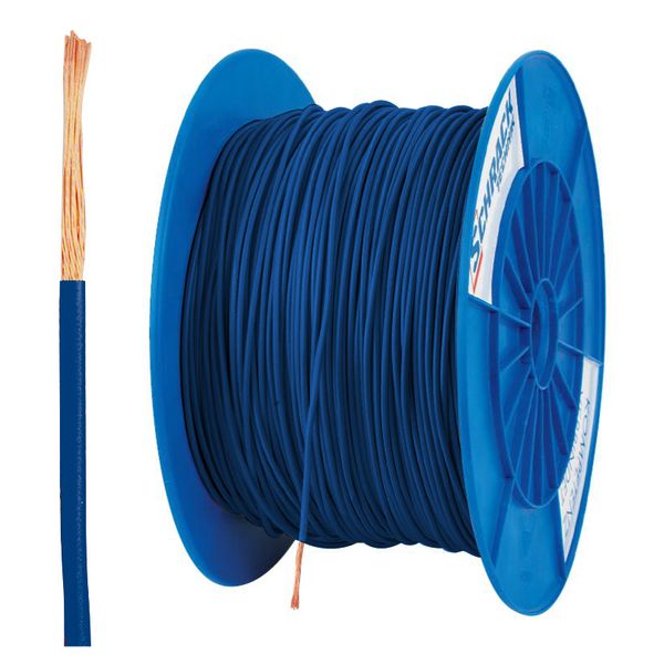 PVC Insulated Single Core Wire H05V-K 1mmý dark-blue (coil) image 1